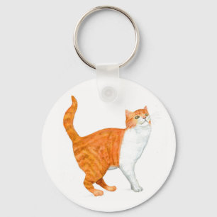 Llavero Keychain de "Ginger Cat"