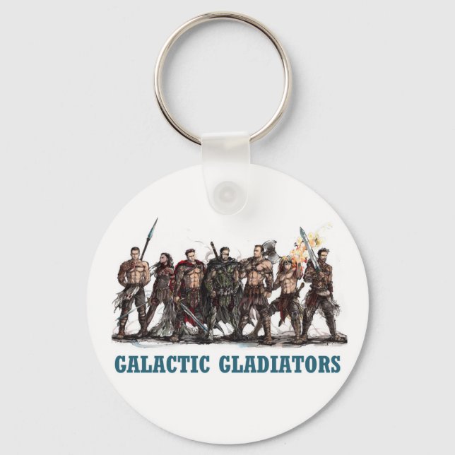 Llavero Keychain de gladiadores galácticos (Anverso)