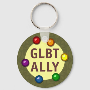 Llavero Keychain de GLBT Ally Baubles
