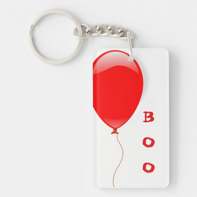 Llavero Keychain de globo rojo (Frente)