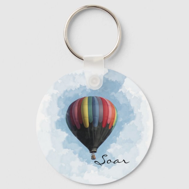 Llavero Keychain de globos aerostáticos (Anverso)