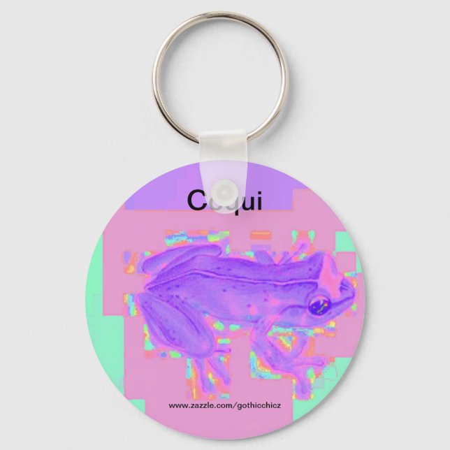 Llavero Keychain de Gothic Chicz Coqui (Anverso)