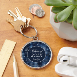 Llavero Keychain de graduación de clase Shimmer de la Estr