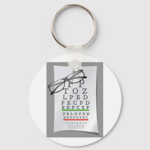 Llavero Keychain de gráfico optometrista