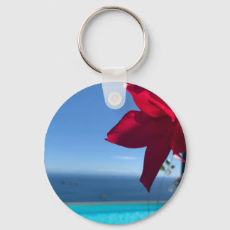 Llavero Keychain de grupo de desbordamiento floral