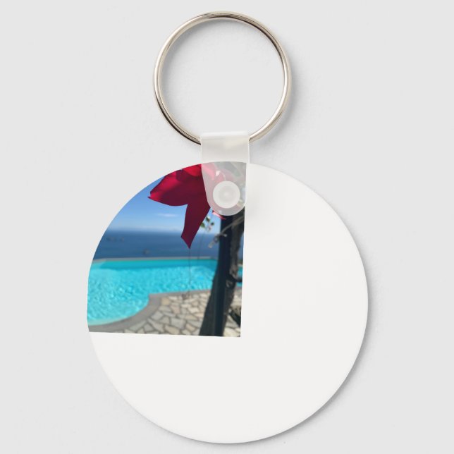 Llavero Keychain de grupo de desbordamiento floral (Anverso)