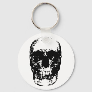 Llavero Keychain de Guay con arte pop único en blanco negr