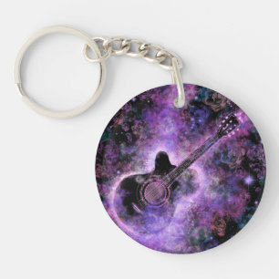 Llavero Keychain de guitarra musical