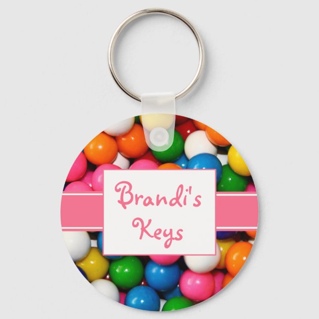 Llavero Keychain de Gumballs Personalizada (Anverso)