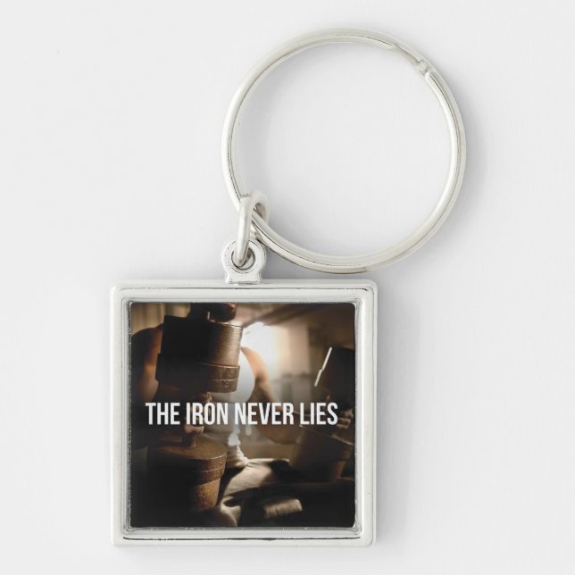 Llavero Keychain de Gym Motivation Fitness (Frente)