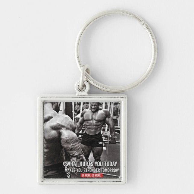 Llavero Keychain de Gym Motivation Fitness (Frente)