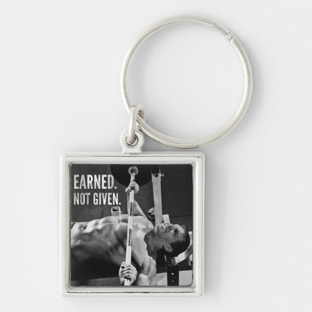 Llavero Keychain de Gym Motivation Fitness (Frente)
