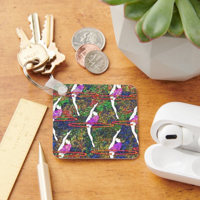 Llavero Keychain de Gymnastics para Gymnast (Escritorio )