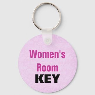 Llavero Keychain de habitaciones para mujeres - rosa y neg