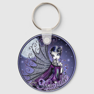 Llavero Keychain de hadas adorables de la luna azul magnét