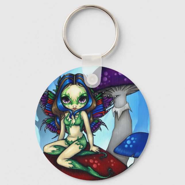 Llavero Keychain de "Hadas enmascaradas en los hongos" (Anverso)