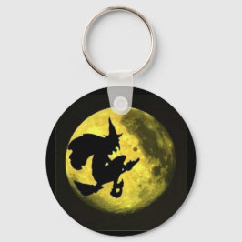 Llavero Keychain de Halloween de Brujas Voladoras