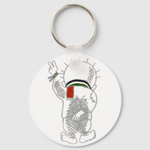 Llavero Keychain de Handala (niño palestino)