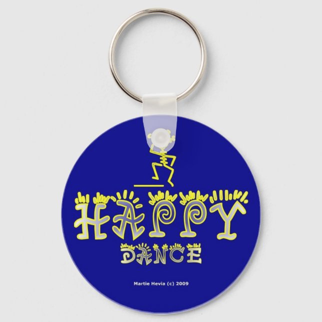 Llavero Keychain de Happy Dance (2c) (Anverso)