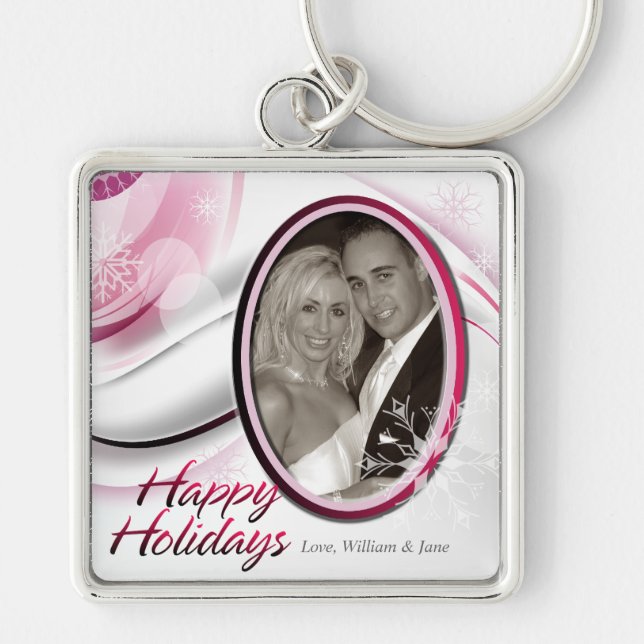 Llavero Keychain de Happy Holidays 3 (Frente)