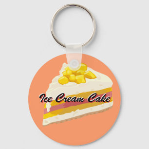 Llavero Keychain de helados tropicales