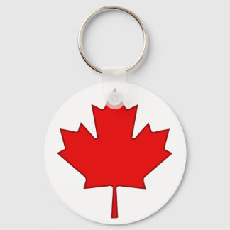Llavero Keychain de hoja de arce de Canadá