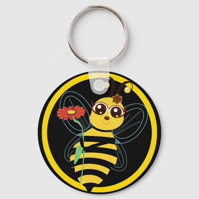 Llavero Keychain de Honey Toon Bee (Anverso)