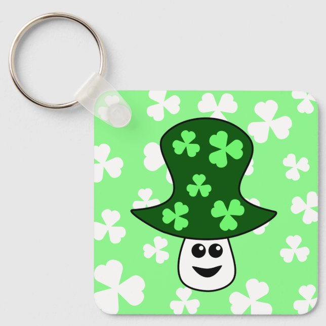 Llavero Keychain de hongos de St. Patrick (Anverso)