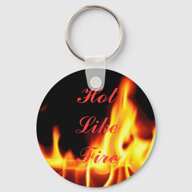 Llavero Keychain de Hot Like Fire (Anverso)