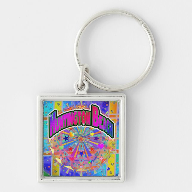 Llavero Keychain de Huntington Beach Cosmic Unity (Frente)