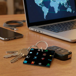 Llavero Keychain de iconos web