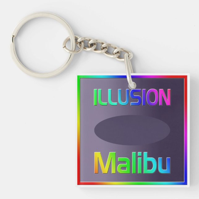 Llavero ¡Keychain de "ILLUSIÓN Malibu"! (Frente)