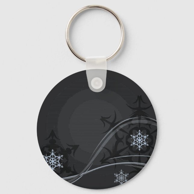 Llavero Keychain de invierno azul (Anverso)