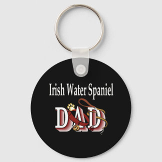 Llavero Keychain de Irish Water Spaniel dad