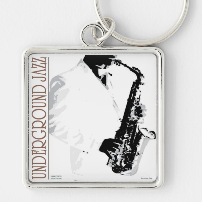 Llavero Keychain de jazz subterráneo (Frente)