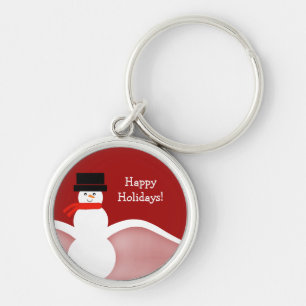 Llavero Keychain de Jolly Snowman Holiday