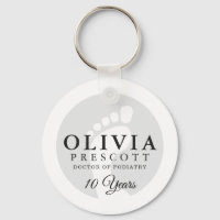 Keychain de Jubilación Profesional Podiatrista