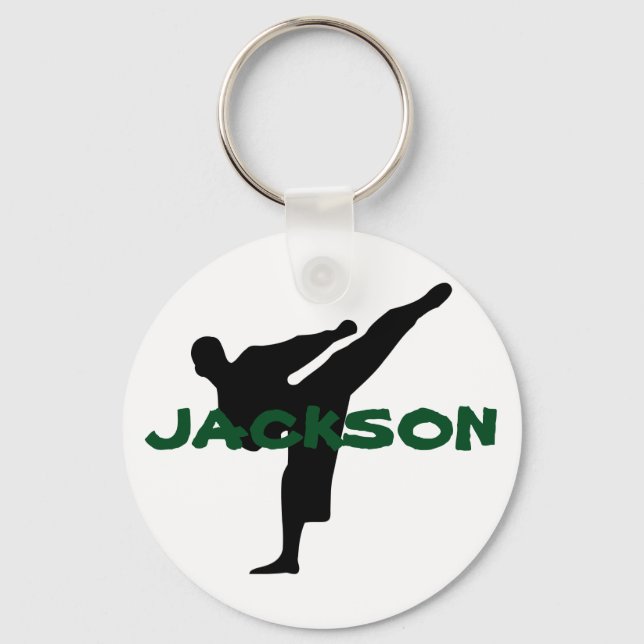 Llavero Keychain de Karate personalizado (Anverso)