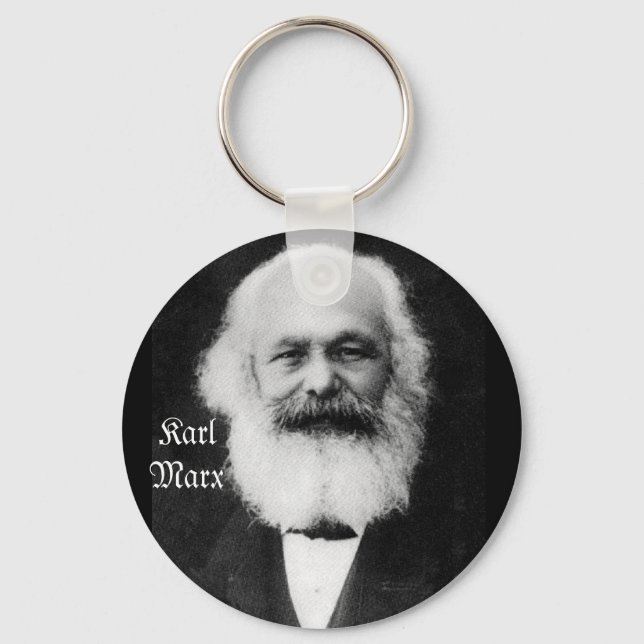 Llavero Keychain de Karl Marx (Anverso)
