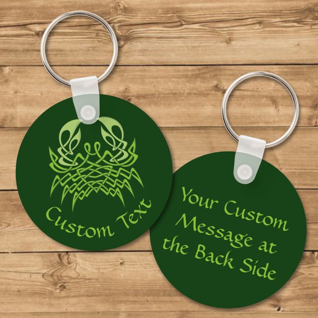 Llavero Keychain de Knot Celtic Crab Verde (Subido por el creador)