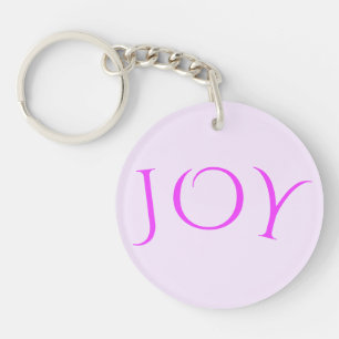 Llavero Keychain de la alegría del texto