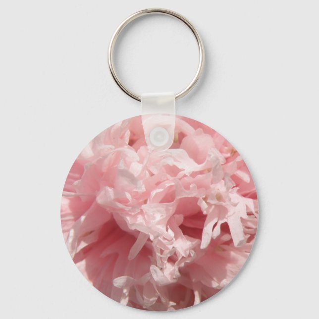 Llavero Keychain de la amapola rosa pálida (Anverso)