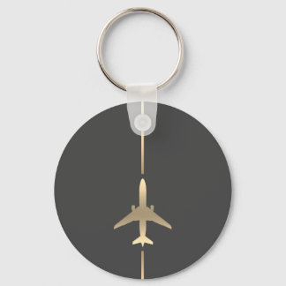 Llavero Keychain de la aviación minimalista