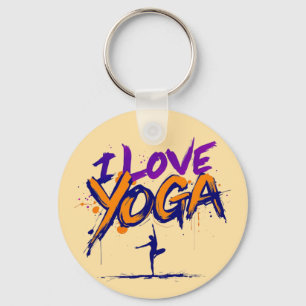Llavero Keychain de la banda del yoga
