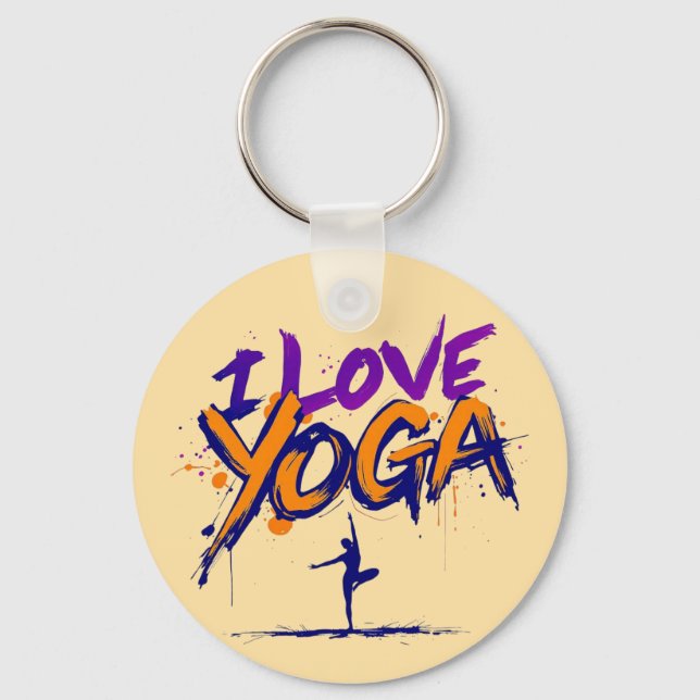 Llavero Keychain de la banda del yoga (Anverso)