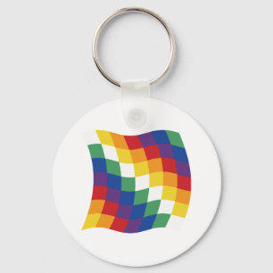 Llavero Keychain de la bandera aymara