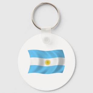 Llavero Keychain de la bandera de Argentina