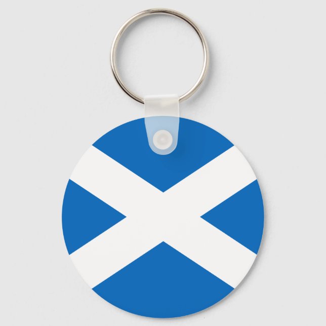 Llavero Keychain de la bandera de Escocia (Anverso)