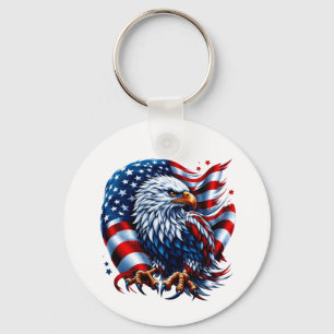 Llavero Keychain de la bandera de Estados Unidos