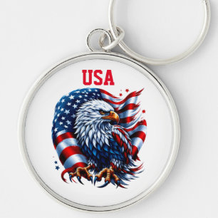 Llavero Keychain de la bandera de Estados Unidos